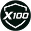X100 logo